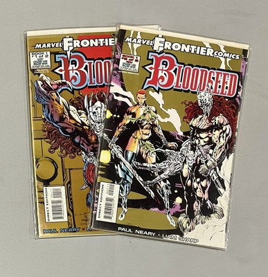 Marvel Frontier Comics Bloodseed 1993 Complete Set of Issues #1-2 Comic Books