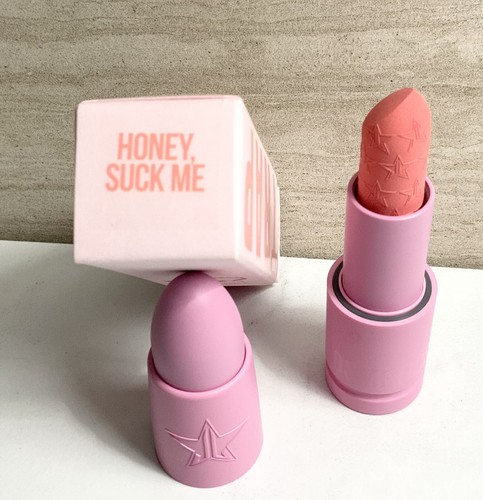 Jeffree Star Velvet Trap Lipstick HONEY, SUCK ME full size NIB