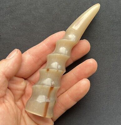 Natural Goat Horn Tip Handle Tool Materials Collection Decor