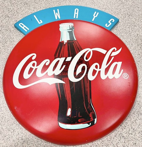 ALWAYS COCA-COLA 看板 Vintage “Always Coca Cola” Hard Plastic Signage Size Large