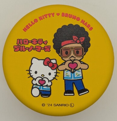 NEW Don Quijote Hello Kitty Bruno Mars Collaboration Konpeito Candy Tin