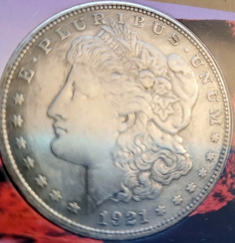 1921 morgan silver dollar
