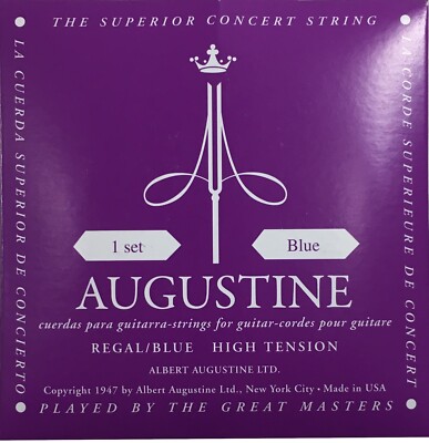 Augustine Guitar Strings Classical Regal Blue High Tension 530A