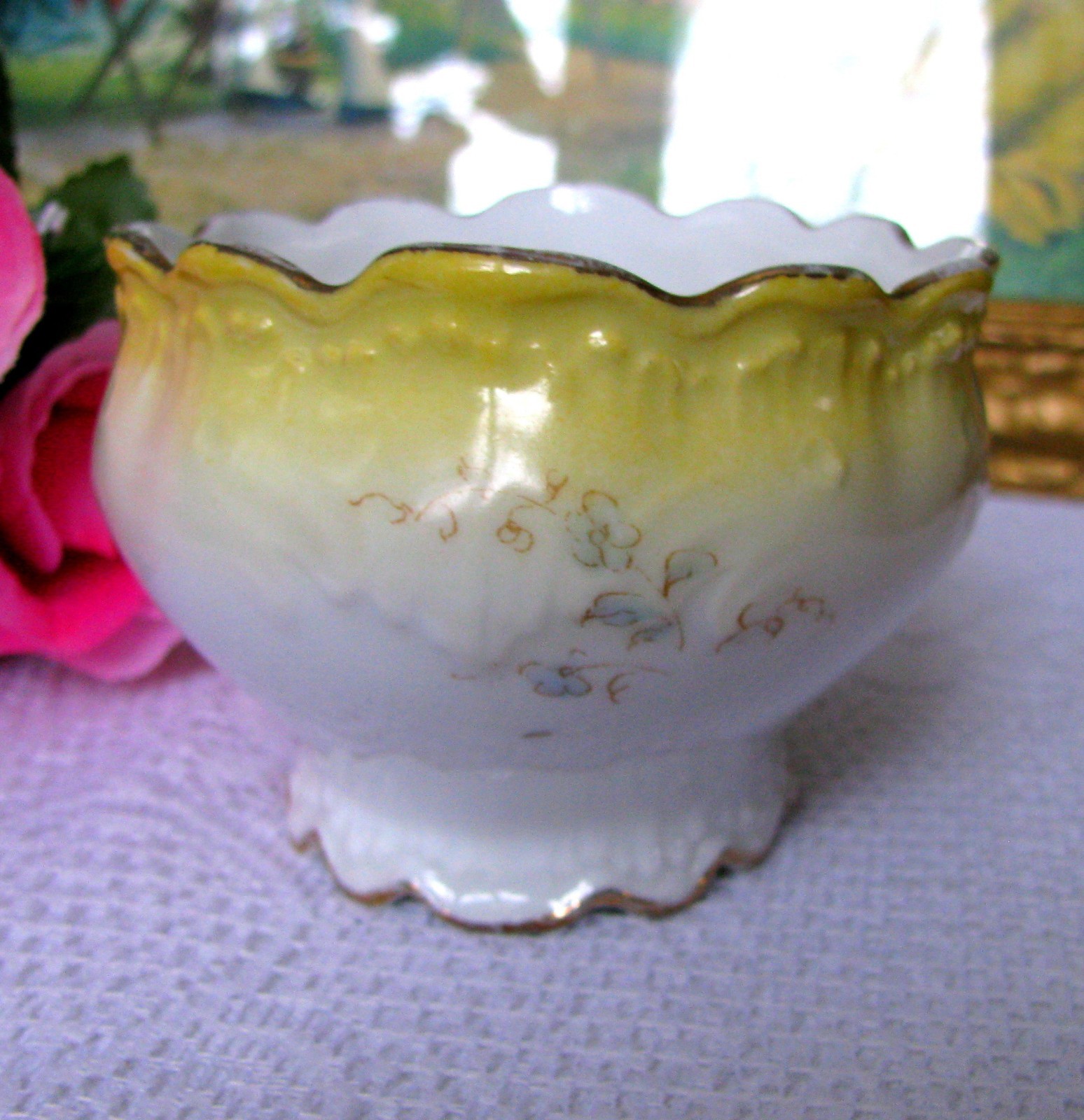 Limoges Elite Ferner Antique Depose Hand Painted Bowl Circa Late 1800s