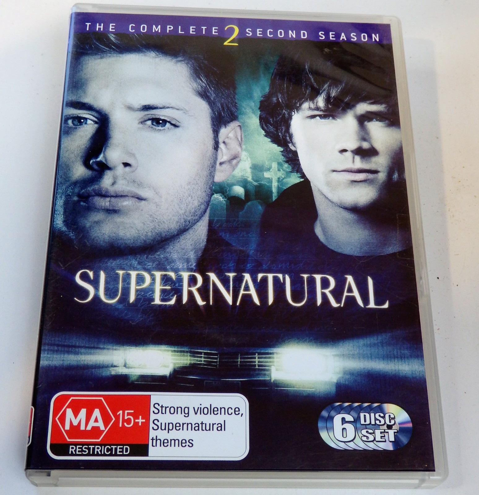 Supernatural Complete Season 2 Jensen Ackles Horror DVD Region 4