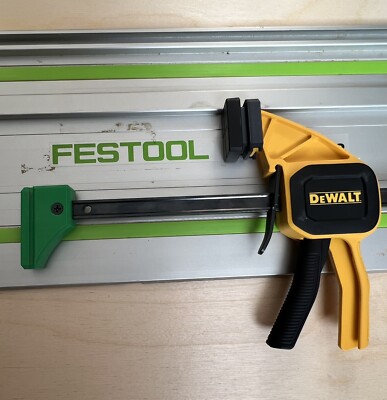 Festool Track Pieces for 2 Dewalt Trigger Clamps - Does not include clamps