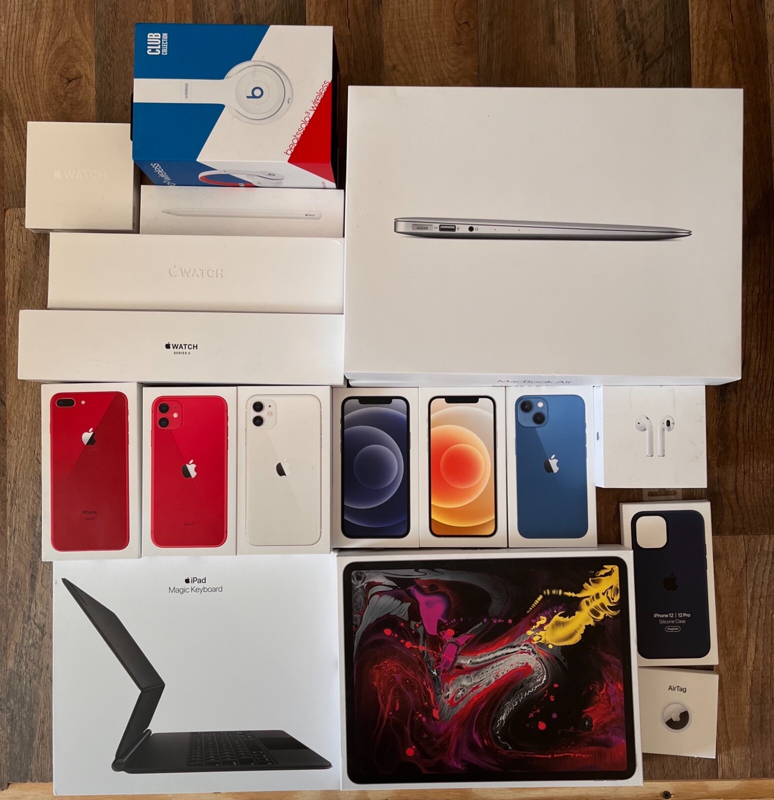 Apple Products BOXES ONLY iPhone, iPad, MacBook, AirPods