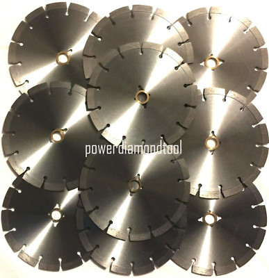 7'' 10 (Pcs) Concrete Brick Block RoofTile Asphalt Diamond Saw Blade 5/8-DM-Best