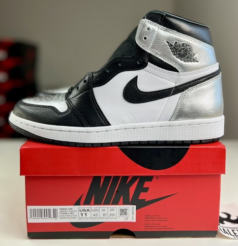 NEW Nike Air Jordan 1 Retro High OG Silver Toe | Women's