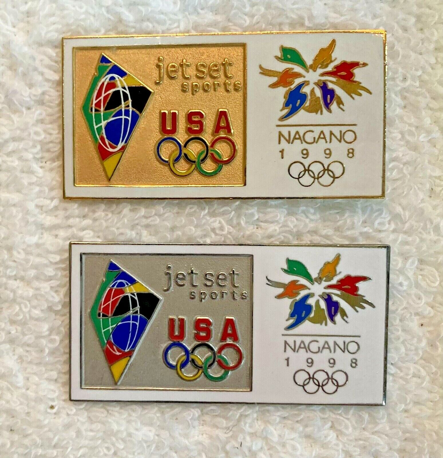 1998 Nagano Olympic Jet Set Sports Media Gold and Silver 2 1998 Nagano Olympic Jet Set Sports Media Gold and Silver 2