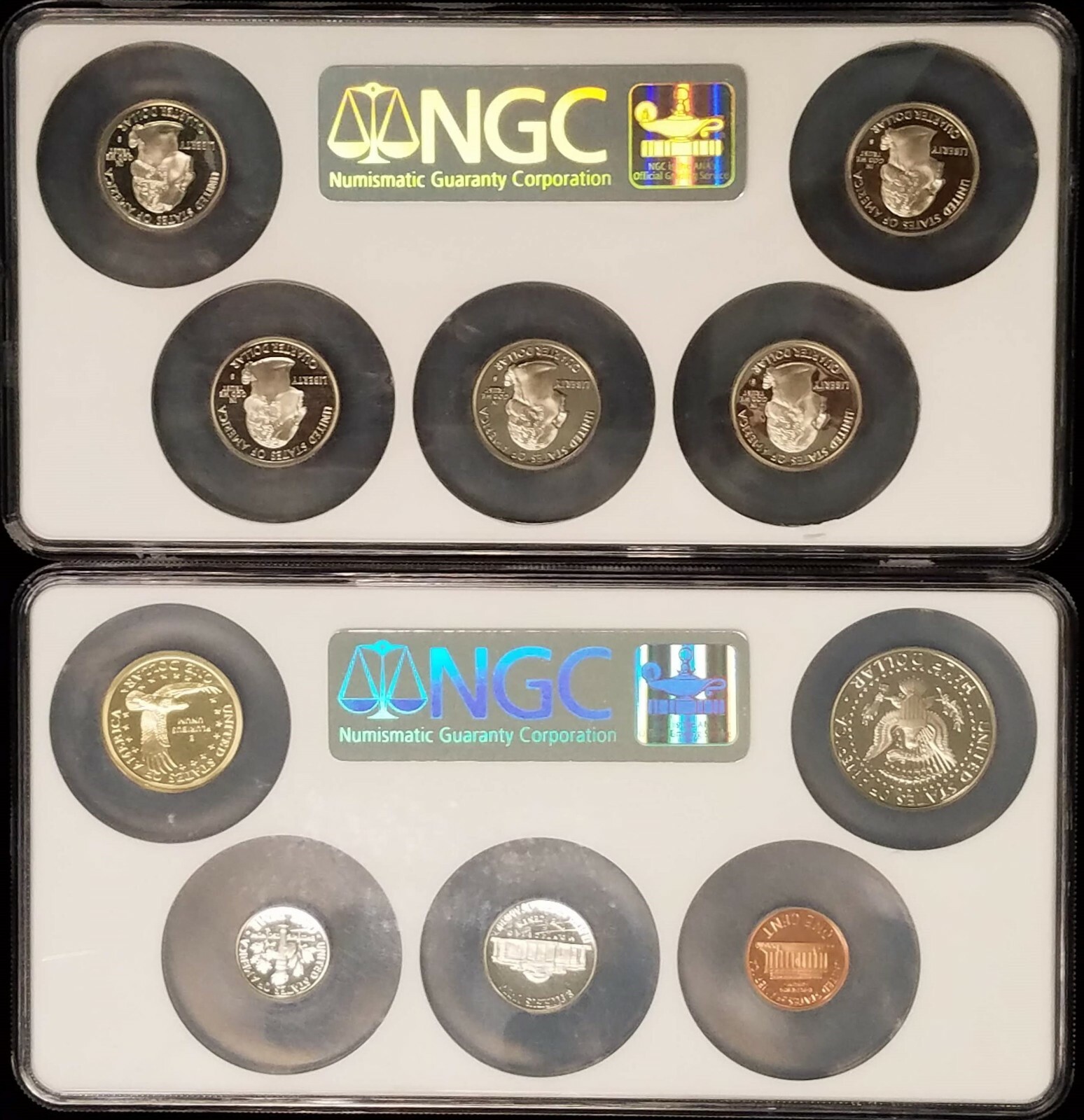 2003-s Clad Proof Set Complete U.S. Mint Set + State Quarters NGC PF70 UC
