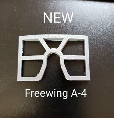 Freewing A-4 EDF NOSE GEAR REINFORCEMENT BRACE 3d Printed ABS NEW DESIGN!