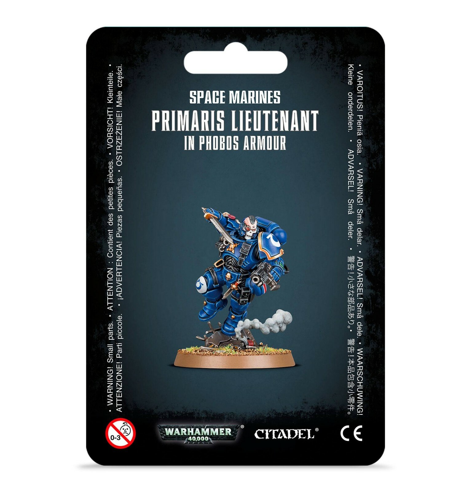 Примарис-лейтенант в доспехах Рейвера, космодесантник Warhammer 40K Blister Phobos