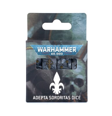 WARHAMMER 40,000 40K ADEPTA SORORITAS DICE 52-05 NEW
