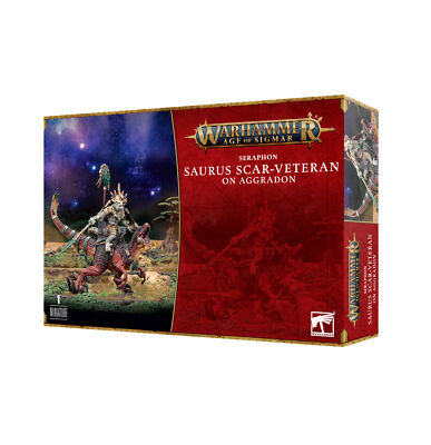 SAURUS SCAR-VETERAN ON AGGRADON Seraphon Warhammer AOS Age of Sigmar NIB