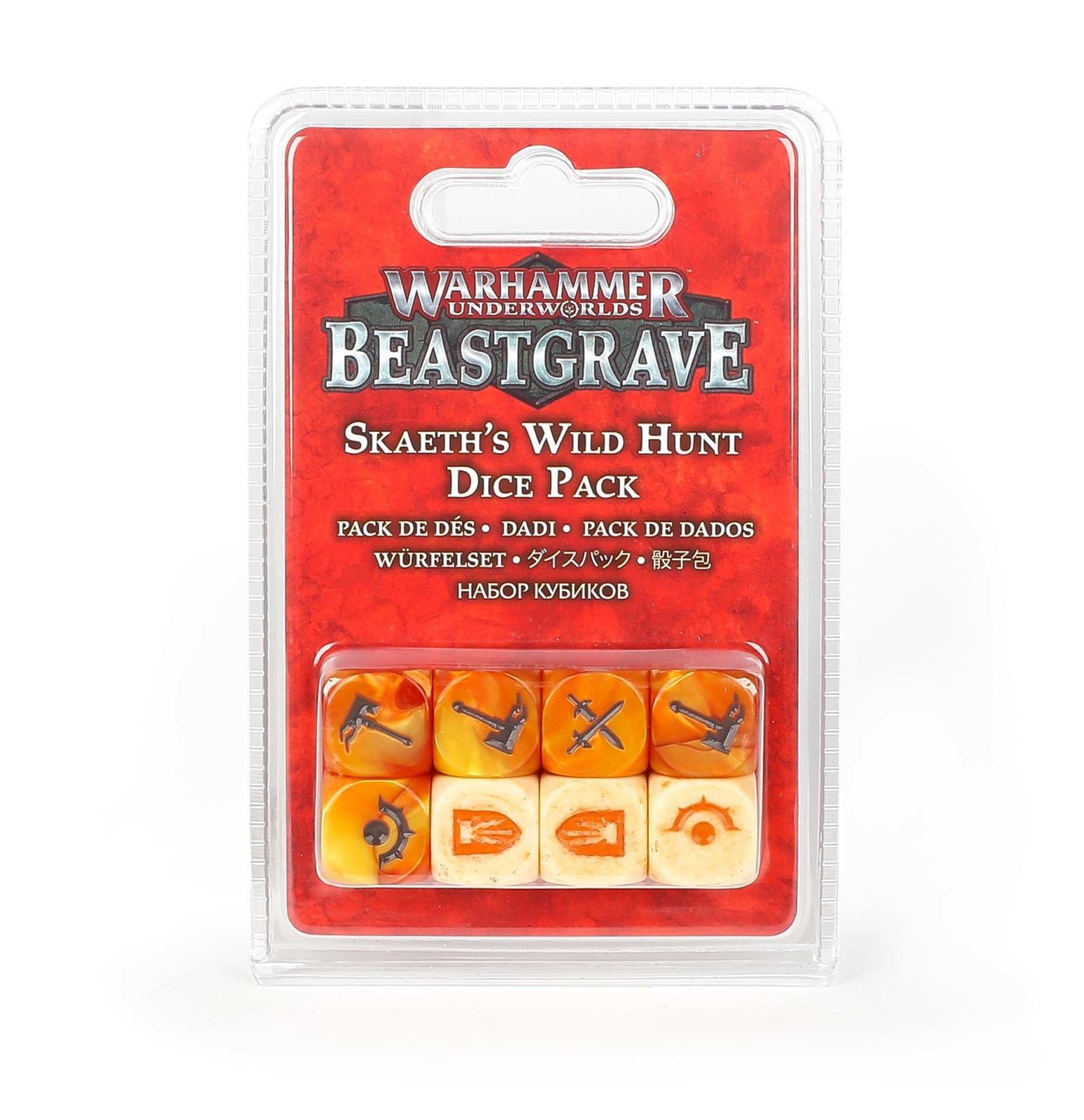 Würfelset für Warhammer Underworlds: Beastgrave – Skaeths Wilde Jagd