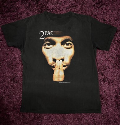 Vintage Rare 90s 2 Pac R U Still Down Keep The Faith In Me Tupac Shakur Rap Tee