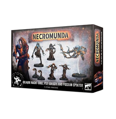 Delaque Nacht-Ghul and Psy-Gheists Necromunda Warhammer 40K NIB