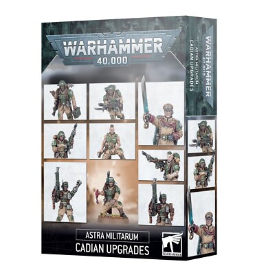 Astra Militarum: Cadian Upgrades - Warhammer 40k - Brand New, Factory Sealed