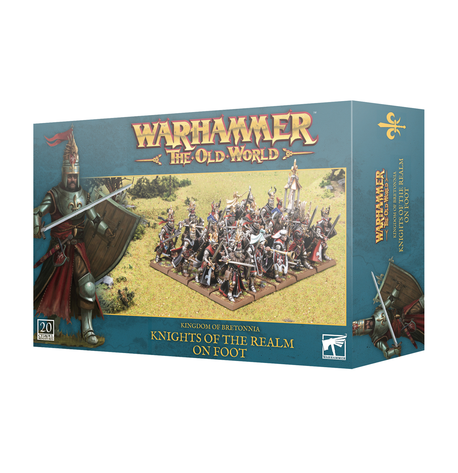 Королевство Бретония: (Пешком) Рыцари королевства Warhammer Old World