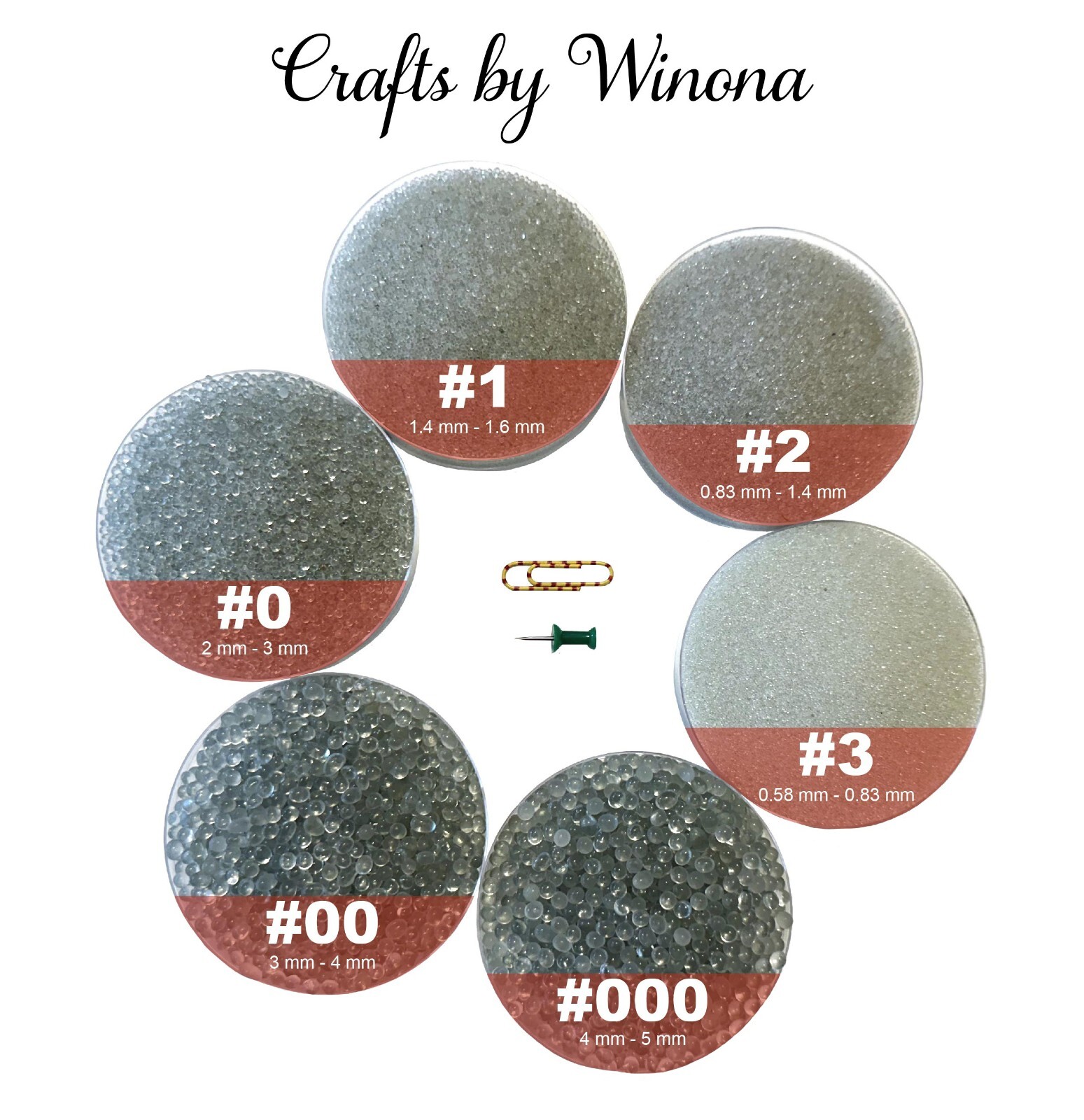 Glass Bead #2 - Weighting and Filler - Reborn Dolls - 14-20 Mesh - .83mm-1.4mm