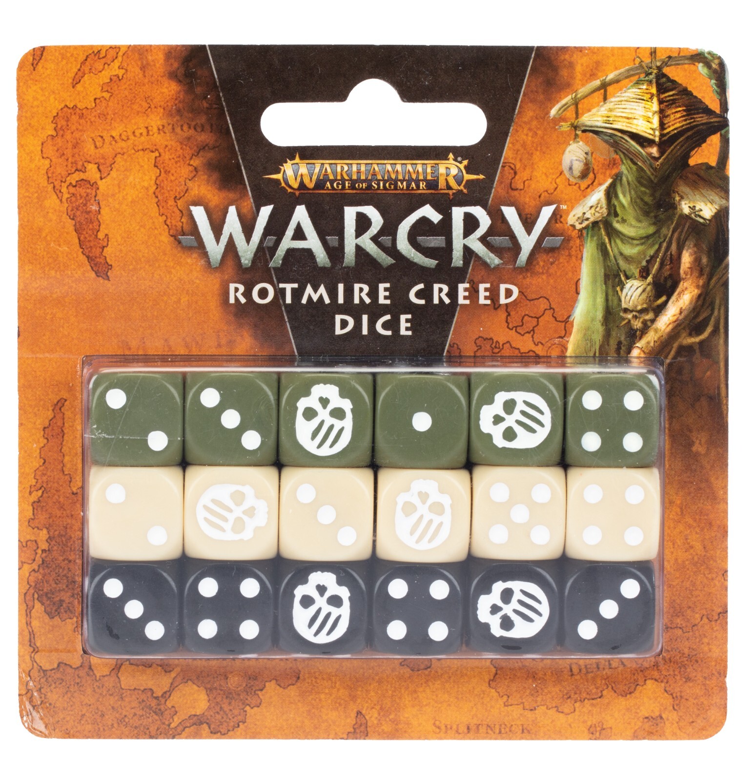 Dice Pack Rotmire Creed Warcry Warhammer AOS