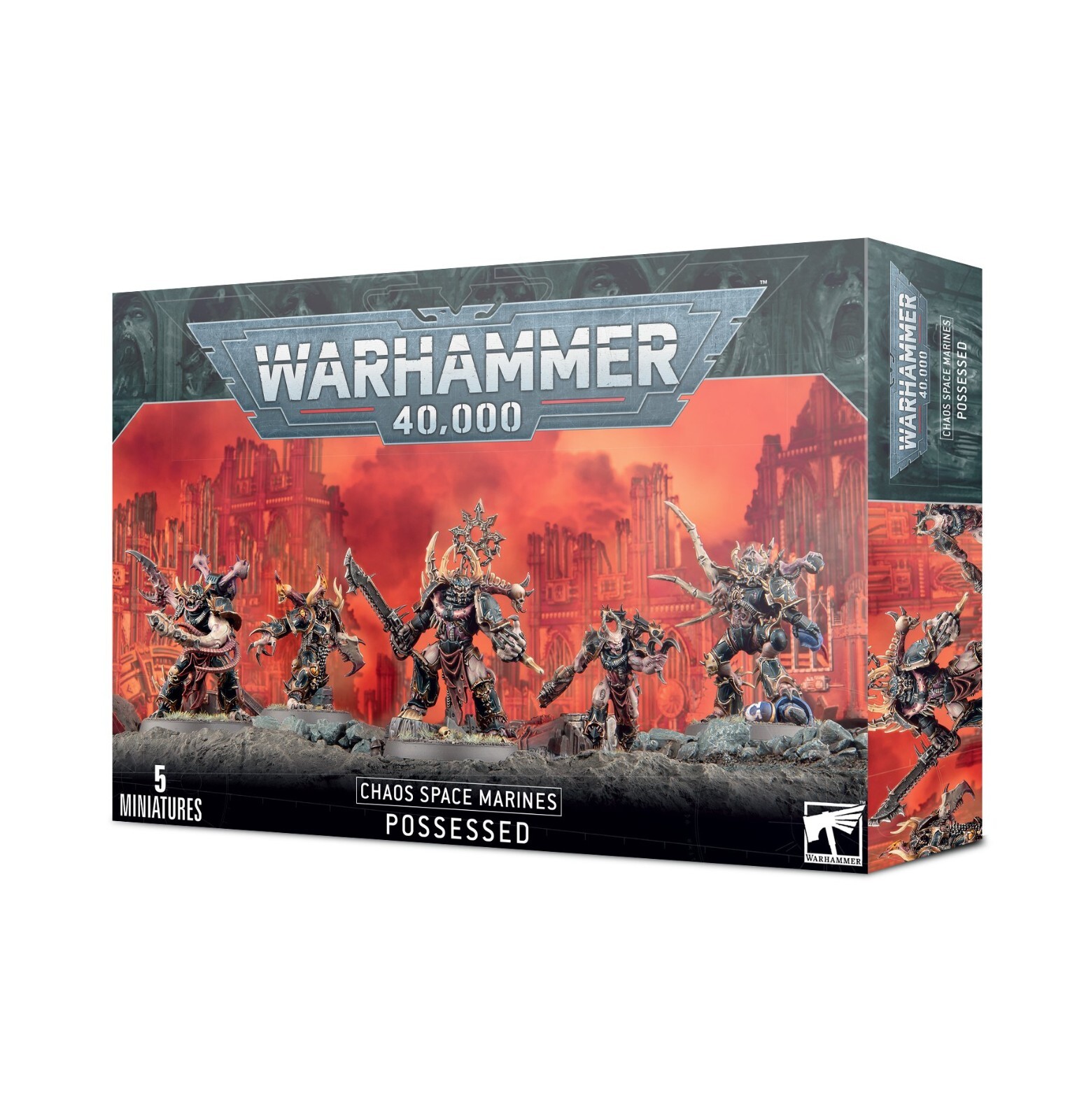 2022 Одержимые космические десантники Хаоса Warhammer 40K NIB