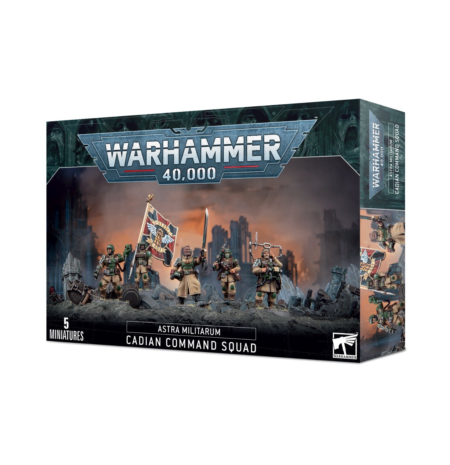 2023 Cadian Command Squad Astra Militarum Warhammer 40K NIB