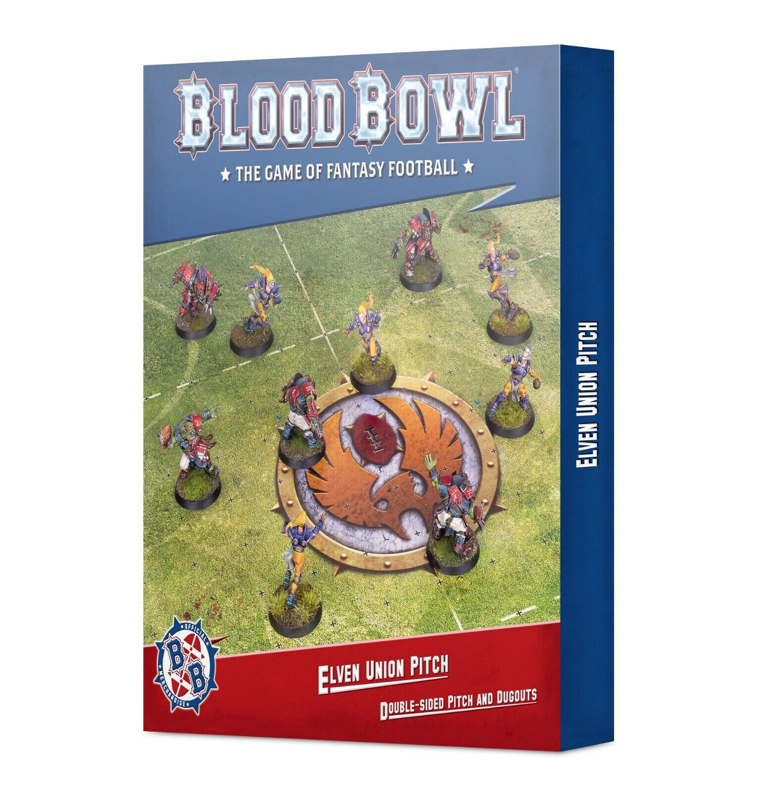 Поле Эльфийского Союза Двустороннее поле и блиндажи — Blood Bowl — Новинка! 200-19