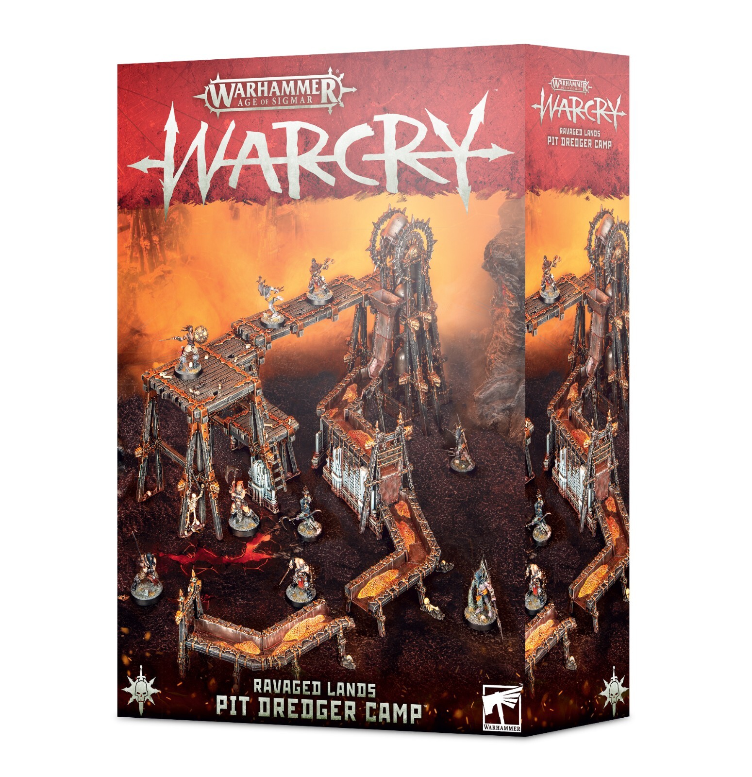 Лагерь земснарядов Разрушенные земли Местность Warcry Warhammer AOS Age Sigmar NIB