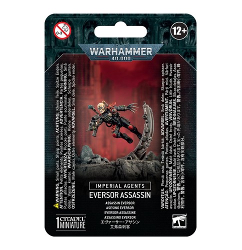Warhammer 40K: Имперские агенты - Eversor Assassin GAW52-13 Совершенно новый, ЗАПЕЧАТАННЫЙ