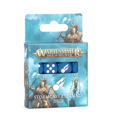 Warhammer AoS Stormcast Eternals Dice Set Dices NEW in Blister