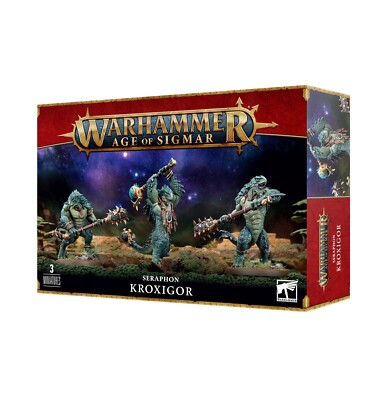Warhammer AoS Age of Sigmar Seraphon Kroxigor New in Box v. 2023