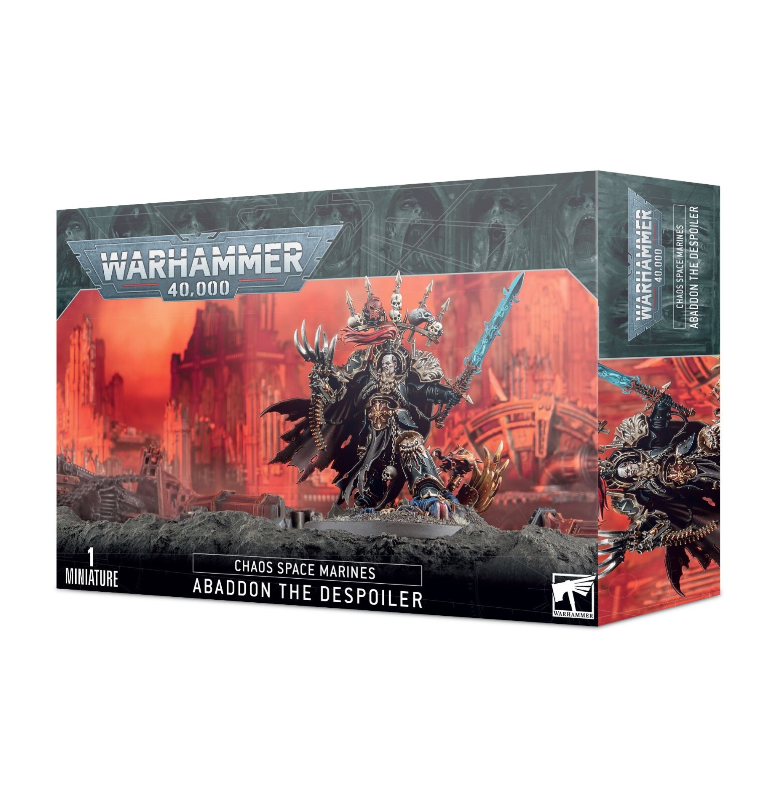Абаддон Разоритель Хаос Космические Десантники Черный Легион Warhammer 40K NIB