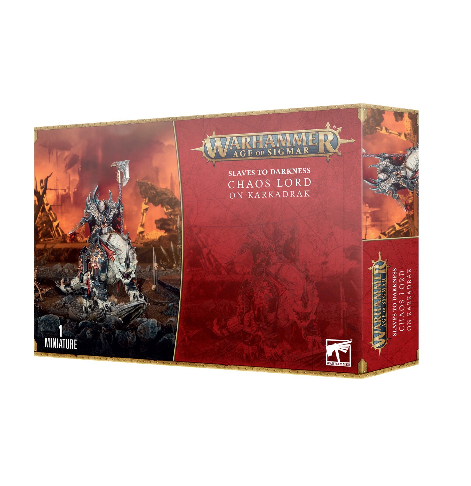 Лорд Хаоса на Каркадраке Рабы тьмы Warhammer Age of Sigmar AOS