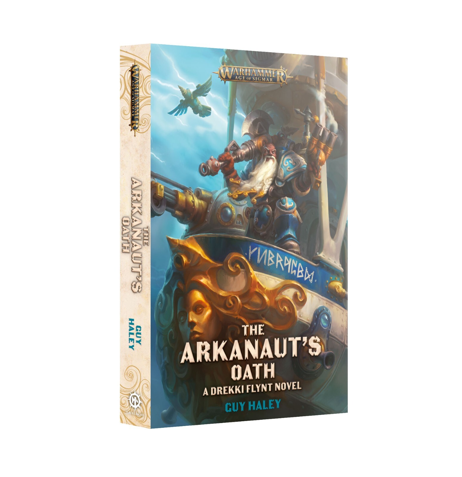 Книга «Клятва Арканаута» в мягкой обложке Черная библиотека Warhammer