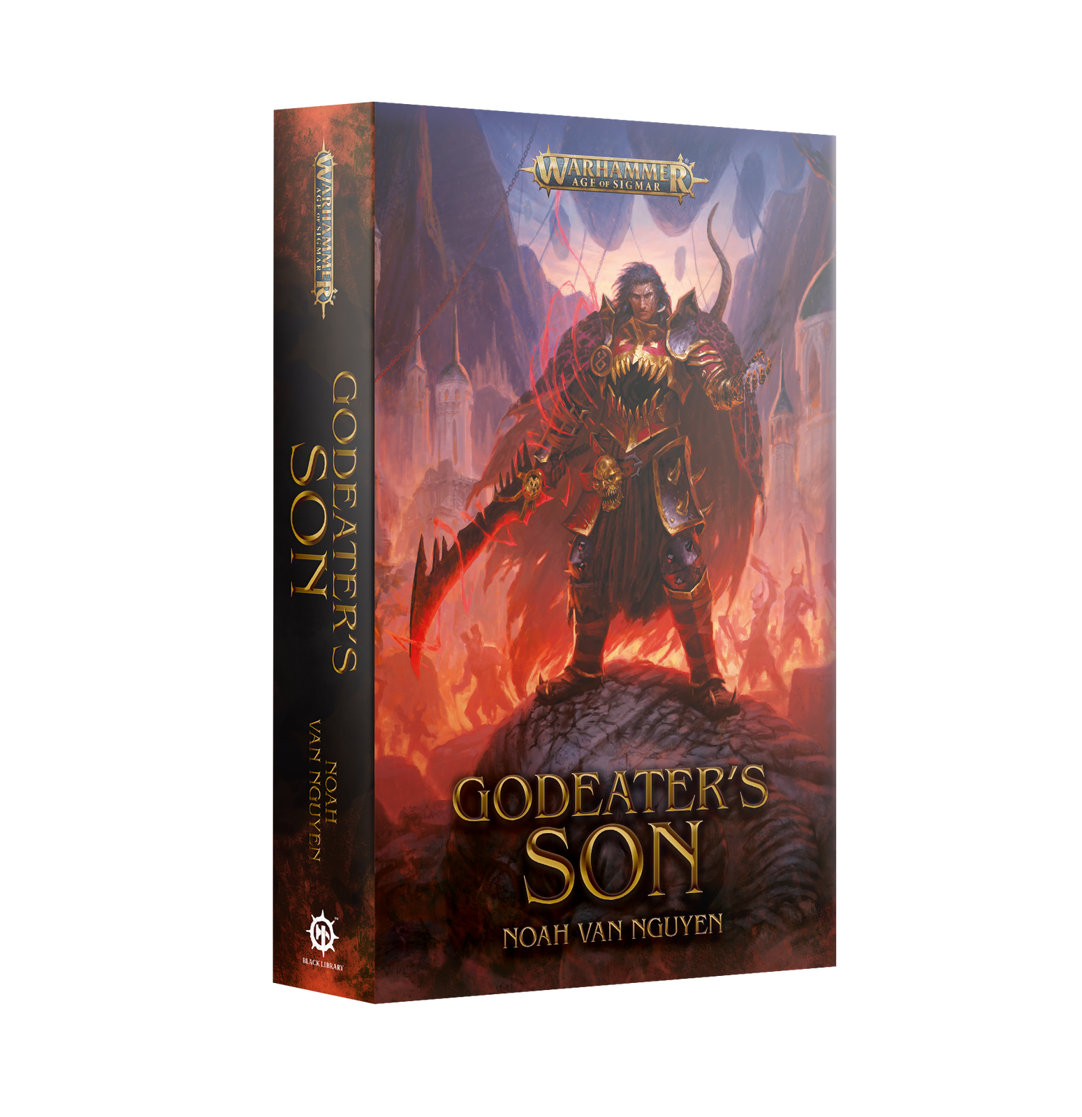 Сын пожирателя Богов, книга в мягкой обложке из Черной библиотеки Warhammer