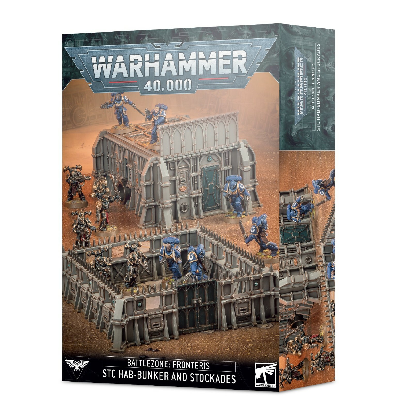 STC Hab-Bunker and Stockades Terrain Battlezone Fronteris Warhammer 40K NIB