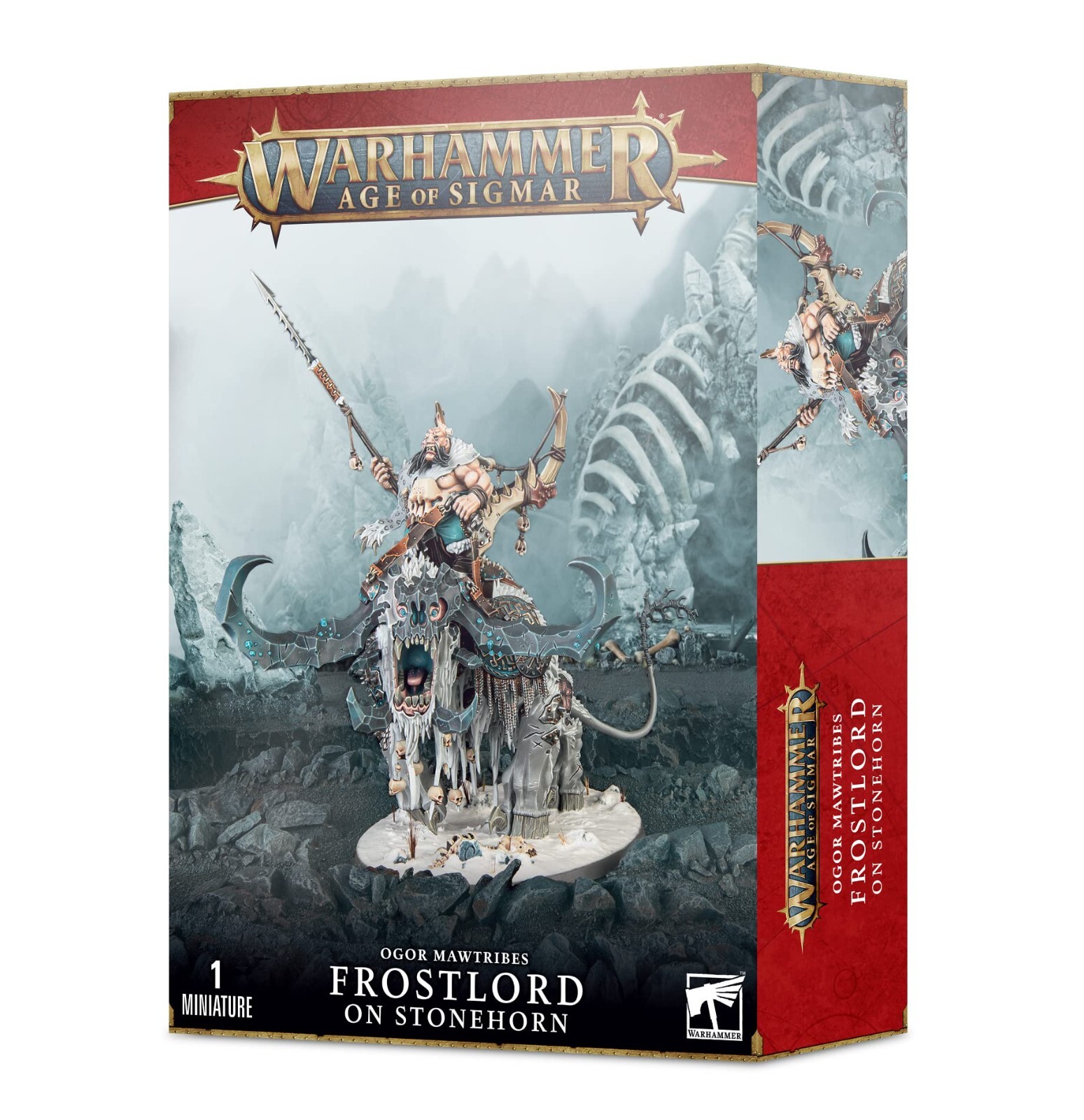 Warhammer AoS Ogor Mawtribes Повелитель Морозов на Каменном Роге НОВЫЙ в коробке