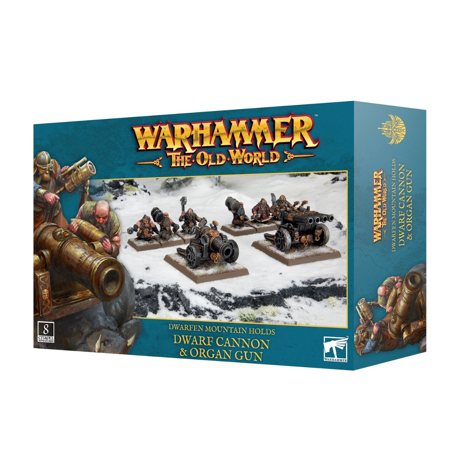 Dwarf Cannon & Organ Gun TOWER Dwarfen Mountain предлагает НОВЫЙ предварительный заказ 8/31