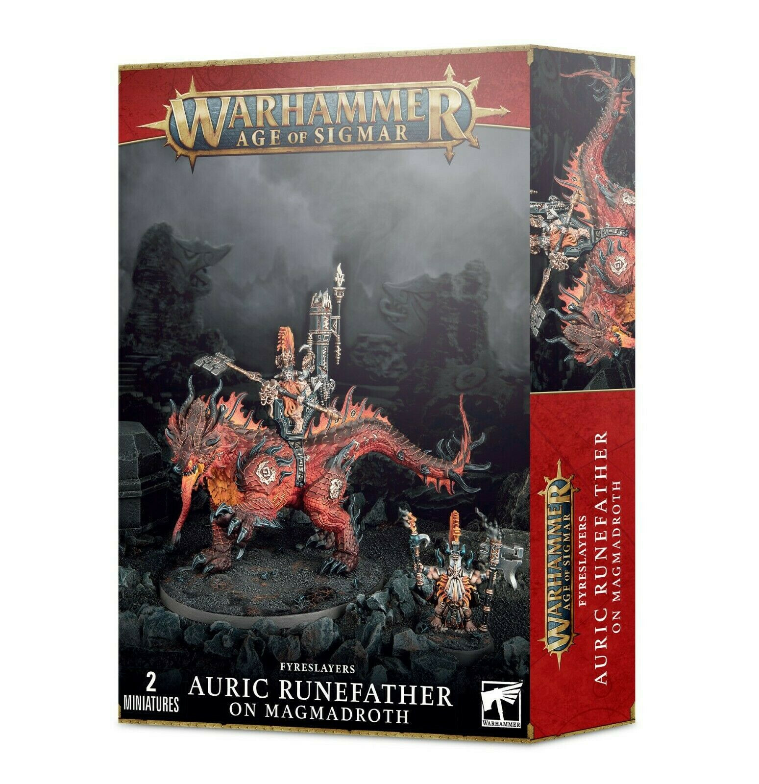 Огненные истребители Auric Runefather на Магмадроте — Warhammer Age of Sigmar 84-23