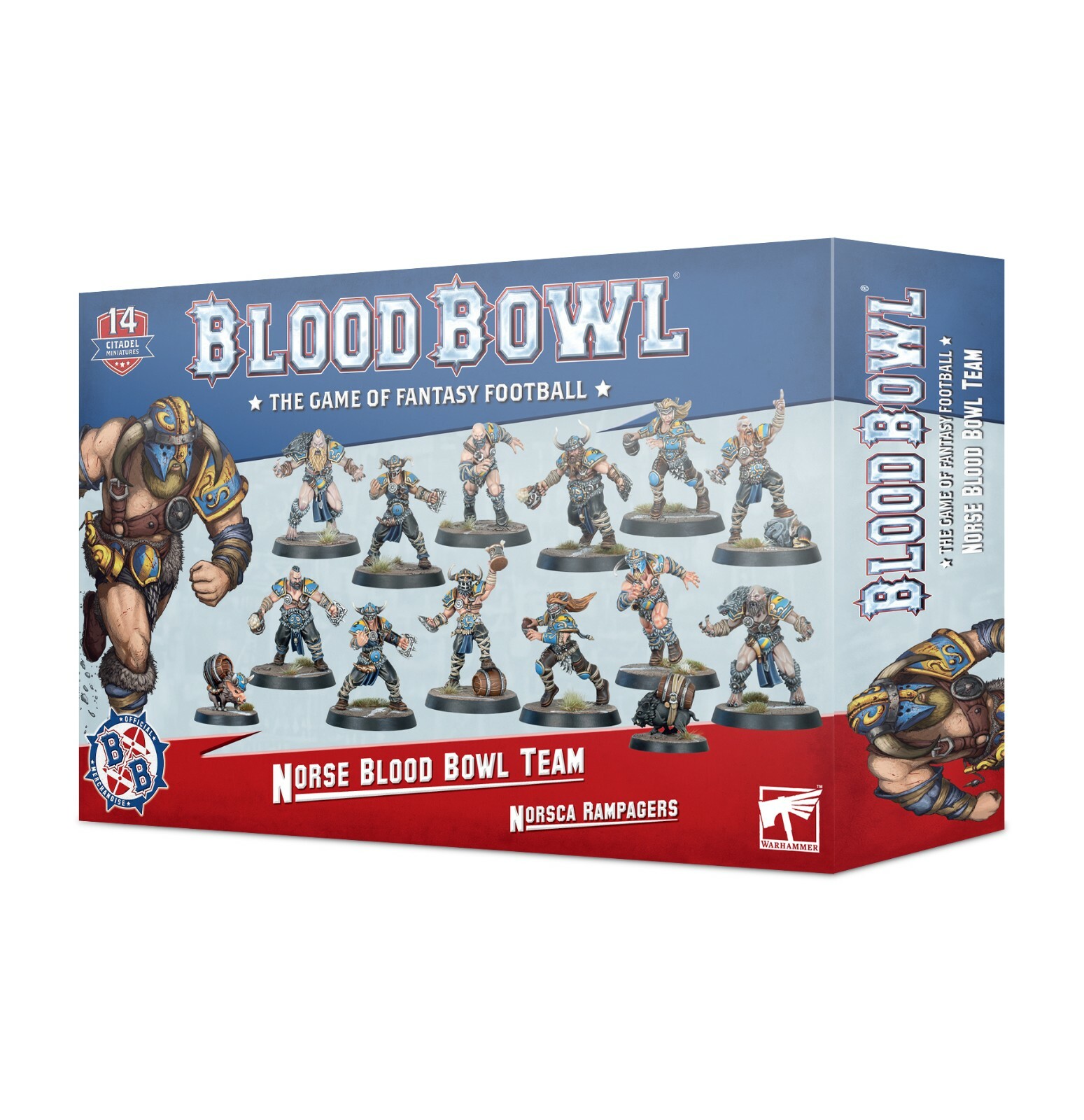 Norse Team Blood Bowl Warhammer AOS Age of Sigmar NIB