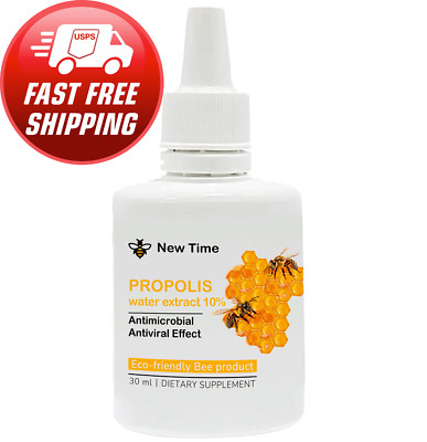Bee Propolis Extract 10% Enhanced Liquid Natural Tincture 1 fl.oz / 30ml
