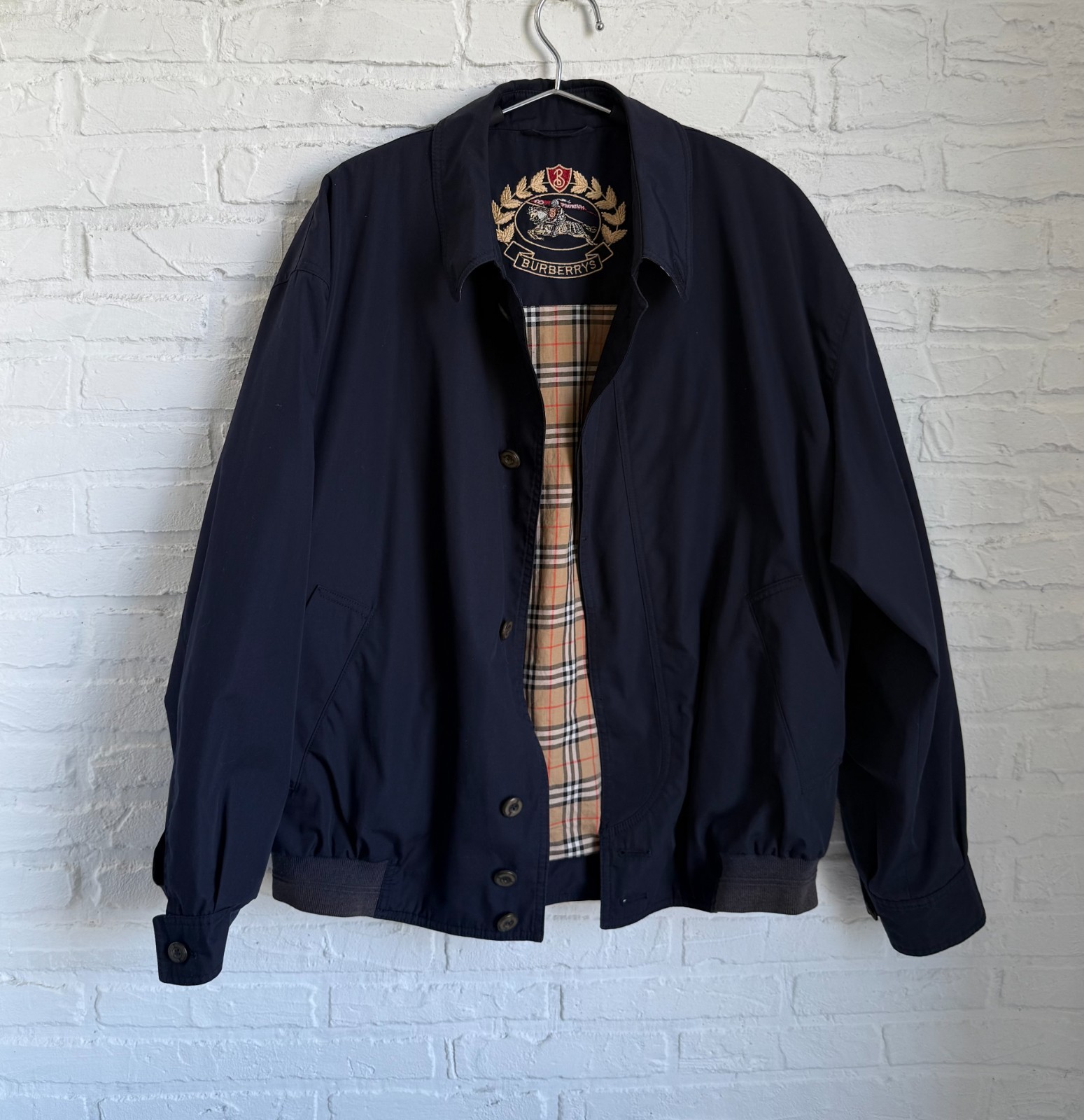 Vintage 90s Burberry Prorsum Harrington Jacket Nova Check