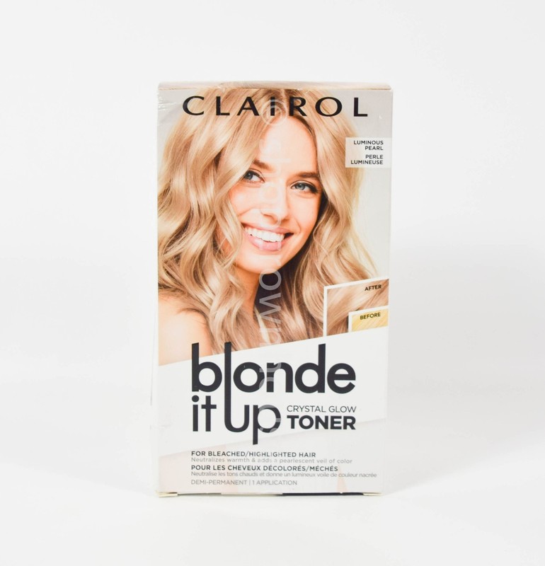 Clairol BLONDE IT UP Luminous Pearl Glow Toner for Bleached