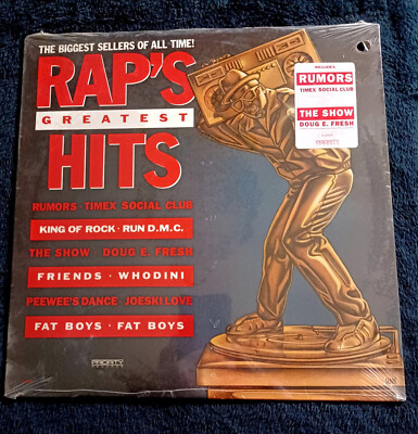 Rap's Greatest Hits Vinyl 1986 New Sealed Priority Records
