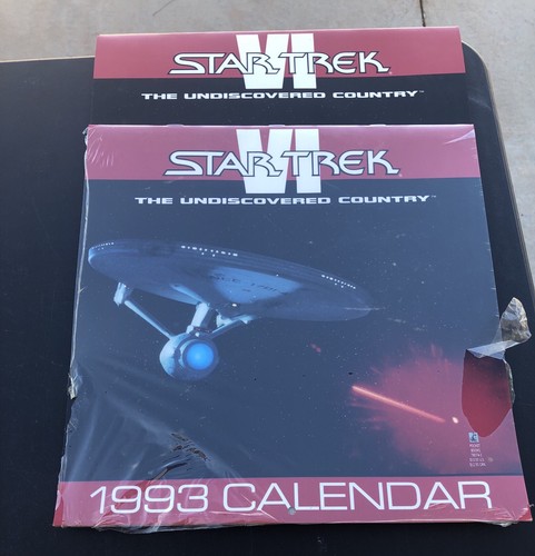 Vintage Unique Lot of 7 Star Trek Calendars 1987 1991 1992 1993  New