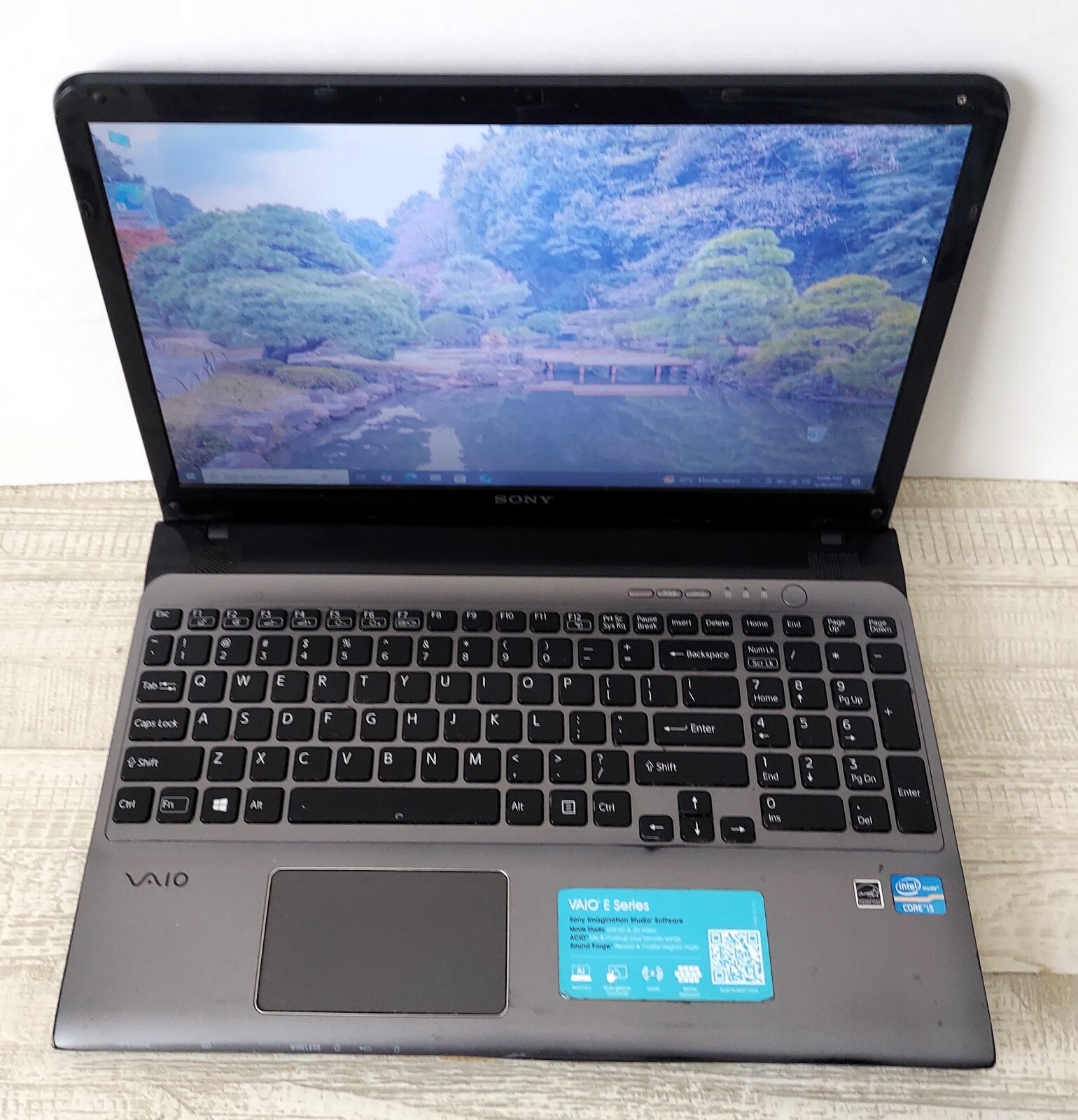 Sony Vaio SVE151J13L Intel Core i5 2.60GHz 4GB RAM No HDD