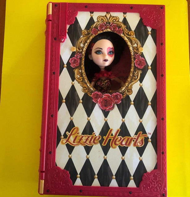 ever after high lizzie hearts spring unsprung book playset