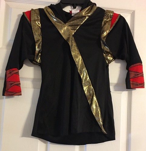 Ninja Costume Hooded Costume Halloween Dress Up Shirt & Pants Boy's Size 6